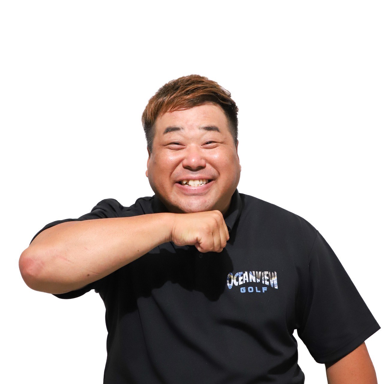 ステージ上でトークするシャドウ岩橋さん